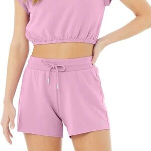 Alo Yoga Dreamy Lavender Drawstring Shirts